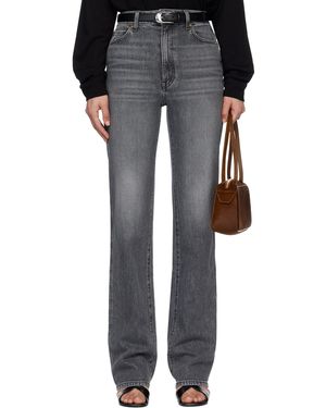 KHAITE Danielle Stretch Jeans - Black