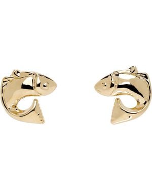 Jacquemus 'The Poisson' Earrings - Black