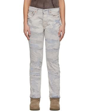 NOTSONORMAL Blue Distressed Jeans