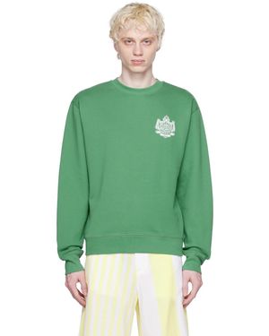 Maison Kitsuné Hotel Olympiaエディション ーン Crest スウェットシャツ - グリーン