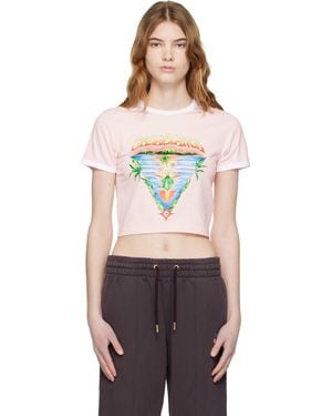 CASABLANCA Short Sleeve T-Shirt - Black