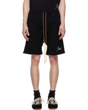 Rhude Classique Sweat Shorts - Black