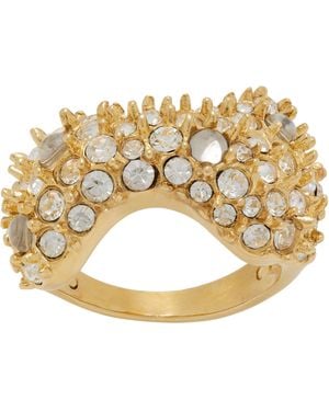 Collina Strada Bat Spike Ring - Metallic