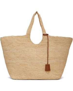 Anine Bing Lili Raffia Tote - Natural