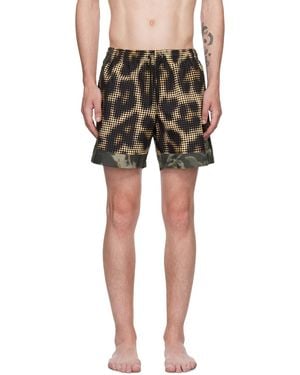 Dries Van Noten Printed Swim Shorts - Black