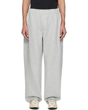 RECTO. Wide Banding Loose Fit Joggers - White