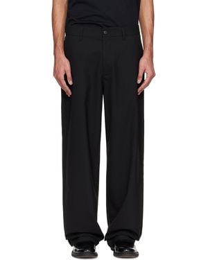 Hope Wide-Leg Suit Trousers - Black
