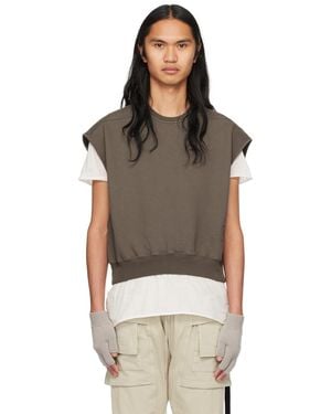 Rick Owens グレー Tatlin スウェットシャツ - ブラック