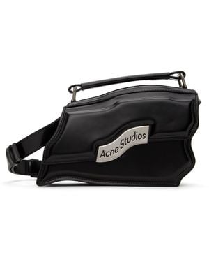 Acne Studios Keisuke Otobeエディション ミニ Distortion Wavy バッグ - ブラック