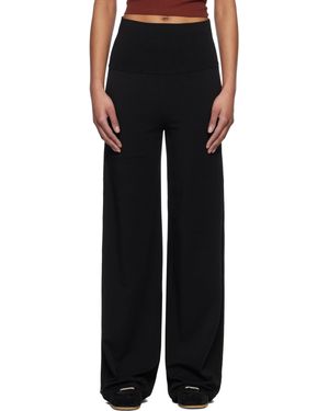 Fax Copy Express Pantalon De Détente Afternoon Noir En Jersey Extensible