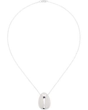 Sophie Buhai Everyday Egg Pendant Necklace - White