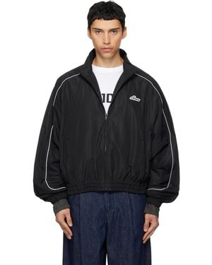 we11done Layered Track Jacket - Black