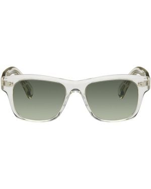 Oliver Peoples トランスペアレント Birell Sun サングラス - グリーン