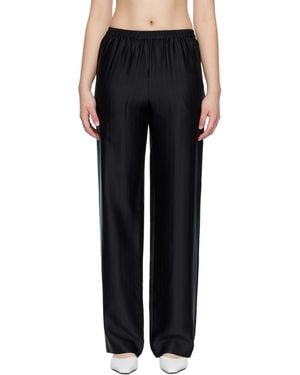 Loulou de Saison Kadala Silk Blend Pants - Black