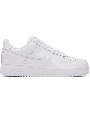 Nike Air Force 1 '07 Patent Leather Sneakers - White