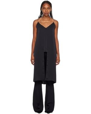 Rosetta Getty Slit Camisole - Black