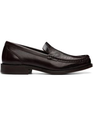 A.P.C. Romeo Vegetable-Tanned Leather Loafers - Black