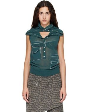 Kiko Kostadinov Kreiner Turtleneck - Green