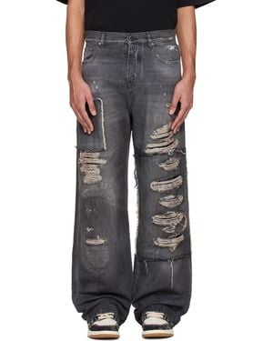 Amiri Carpenter Repaired Baggy Jeans - Black