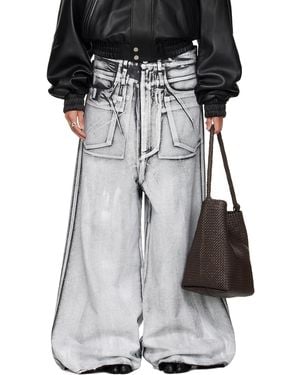 Lu'u Dan Radiation Dumpster Jeans - Black