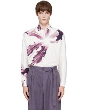 Dries Van Noten Flower Shirt - Purple