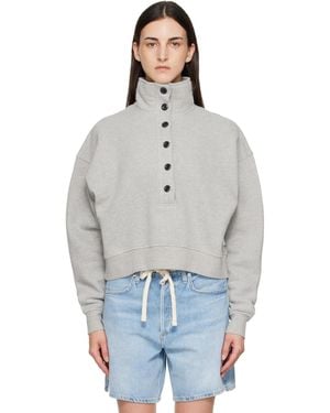 Citizens of Humanity Mirelle Funnel Neck Polo - Grey