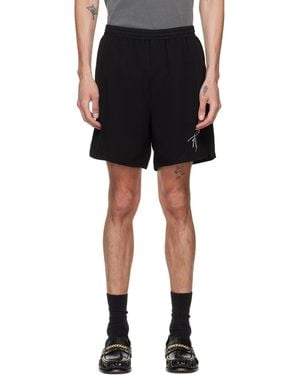 Represent 'Love And Kisses' Shorts - Black