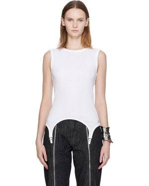 Jean Paul Gaultier 'The Garter' Tank Top - Black