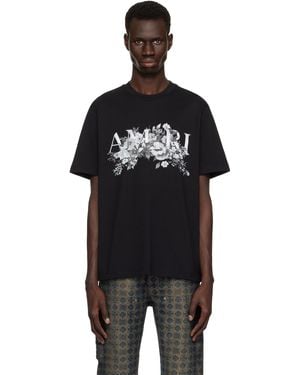 Amiri ブラック Garden Tシャツ