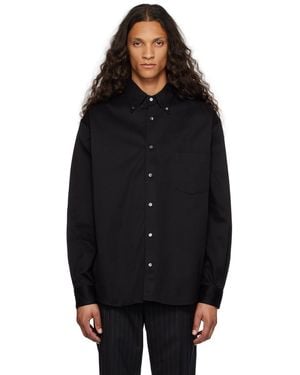 Acne Studios ボタンアップシャツ - ブラック