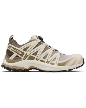 Salomon ベージュ＆カーキ Xa Pro 3D スニーカー - ブラック