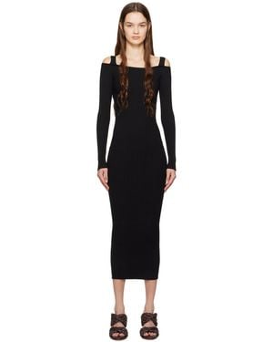 Wynn Hamlyn Luca Midi Dress - Black