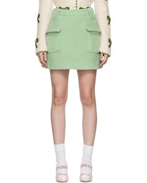 【関税込み】Shrimps グリーン Murphy ミニスカート レディース Shrimps スカート | オンラインセールは最大68%オフ