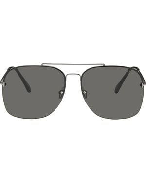 Tom Ford Gunmetal Mackenzie Sunglasses - Black
