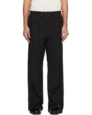 WOOYOUNGMI Pantalon De Survêtement Noir À Doublure