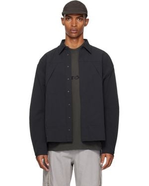 Roa Utility Overshirt - Black