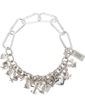 Chopova Lowena Metal Carabiner Necklace - Metallic