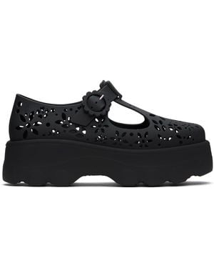 Melissa Black Kick Off Lace Oxfords