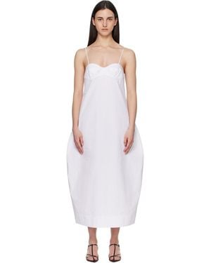 Rohe Bustier Volume Midi Dress - Black
