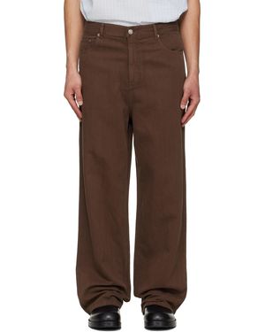 LE17SEPTEMBRE Straight Jeans - Brown