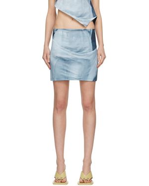 ELLISS Ssense Exclusive Serenity Miniskirt - Blue