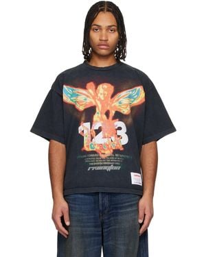 RIVINGTON roi Rebis 'In Times Like These' Cva T-Shirt - Black