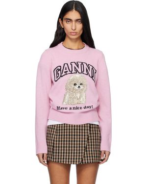 Ganni Poodle Jumper - Pink