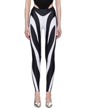 Mugler Eco Sport Lycra Leggings - Black