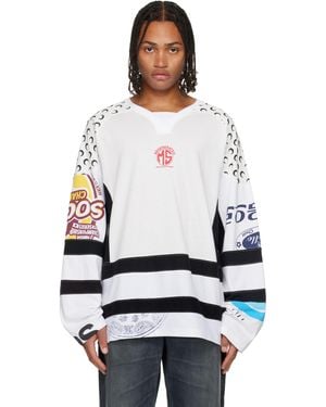 Marine Serre Regenerated Graphic Jersey T-Shirt - White