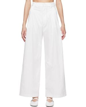 Kika Vargas Olympe Pants - White