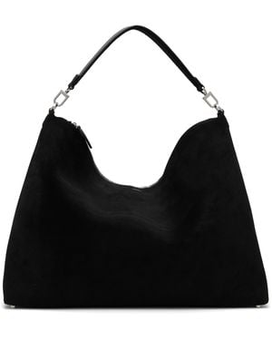 TOTEME ブラック Bevel スエード トートバッグ