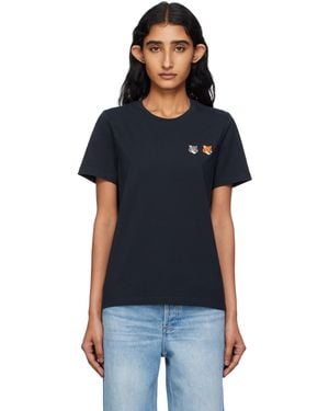 Maison Kitsuné Double Bold Fox Head T-Shirt - Black