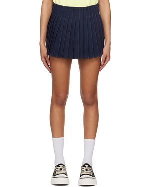 Ami Paris Ssense限定 インディゴ デニム ミニスカート - ブルー