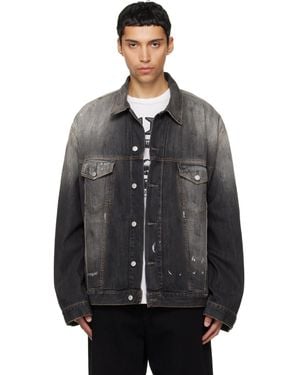 Acne Studios Oversized Denim Jacket - Black